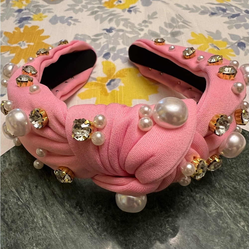NWT Cute Pink headpband with embellishments